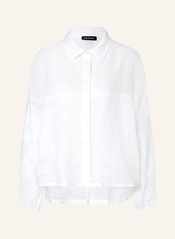 REPEAT Hemdbluse WEISS