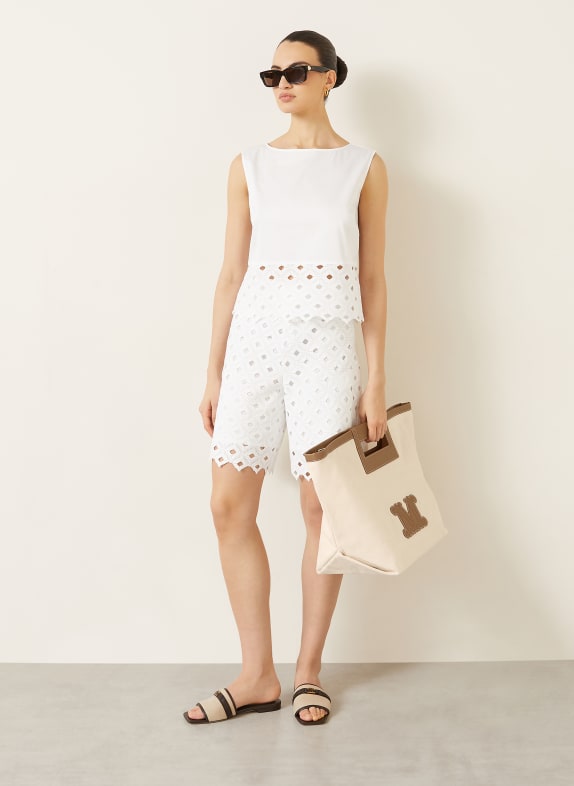 Max Mara BEACHWEAR Strandtas ECRU ECRU / CAMEL