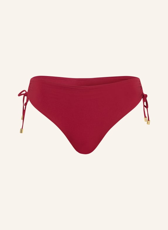 Max Mara BEACHWEAR Podstawowe figi bikini SANDRA CIEMNOCZERWONY