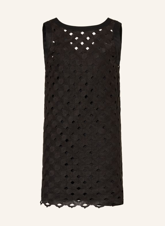 Max Mara BEACHWEAR Strandkleid PESI aus Lochspitze SCHWARZ