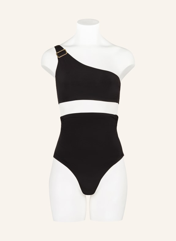 Max Mara BEACHWEAR Slip de bikini cu talie înaltă SALLI NEGRU