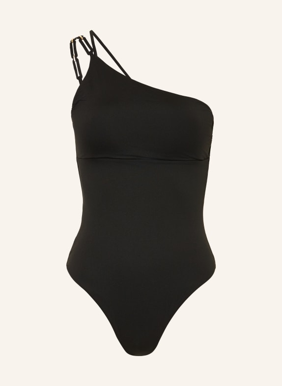 Max Mara BEACHWEAR Jednoramenné plavky BCHCAPPA ČERNÁ