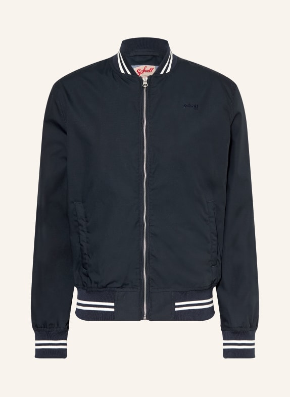 Schott NYC Bomber jacket DARK BLUE / WHITE