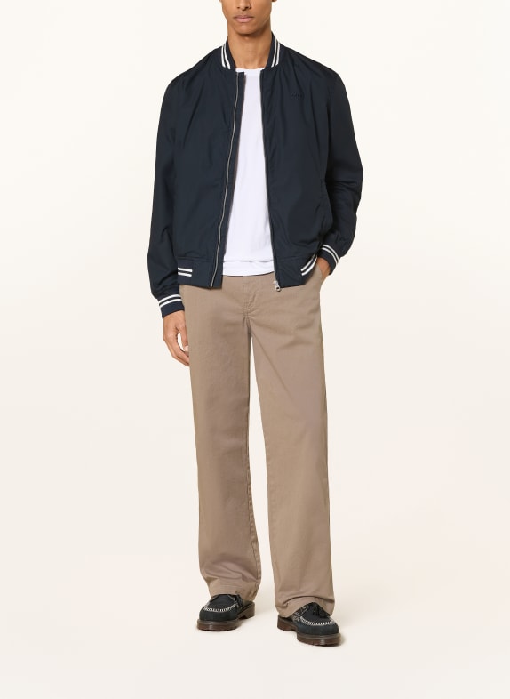 Schott NYC blouson DONKERBLAUW / WIT