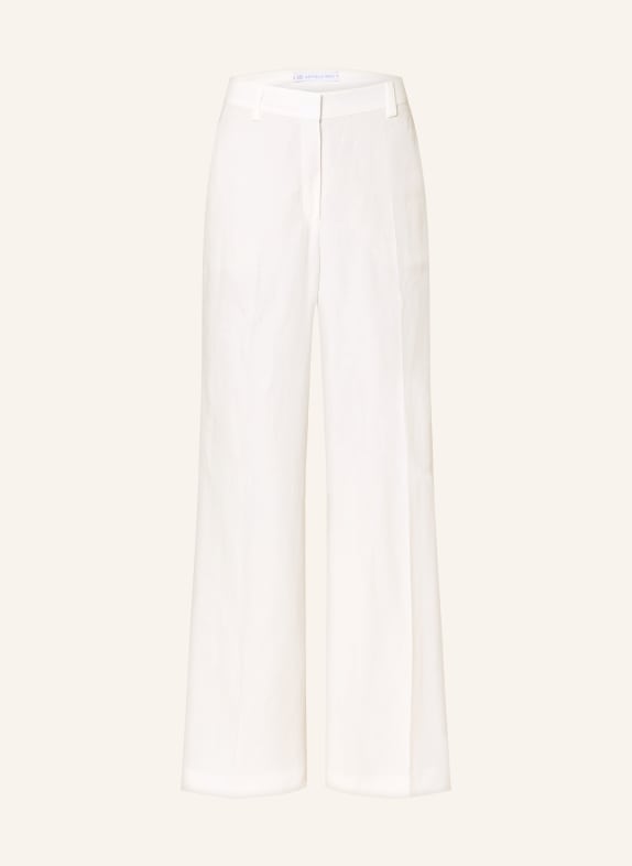 RAFFAELLO ROSSI Pantalon Marlene MILARA avec lin BLANC
