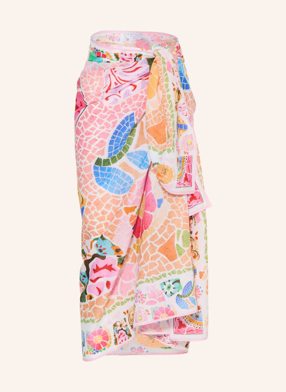 SEAFOLLY Pareo BEACH BOHEME PINK / BLAU / WEISS