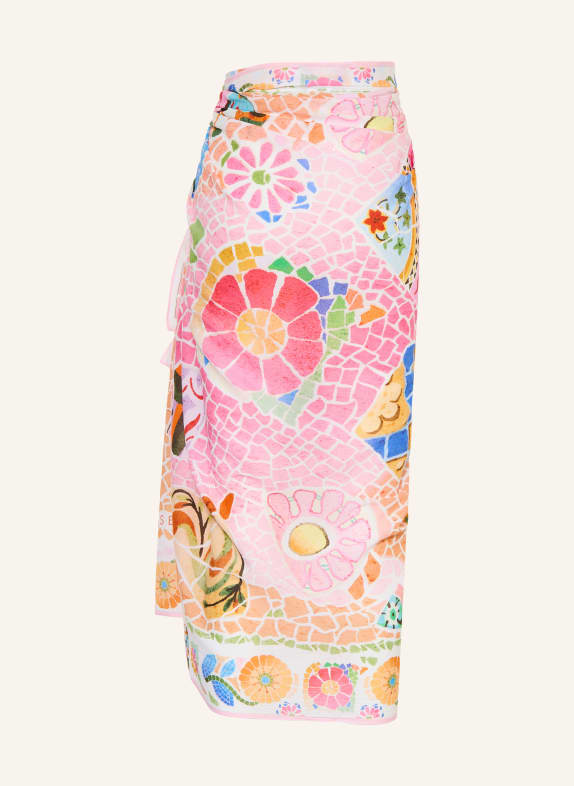 SEAFOLLY Pareo BEACH BOHEME PINK / BLÅ / HVID