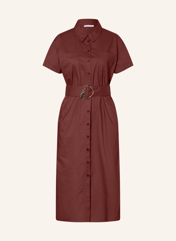 PATRIZIA PEPE Hemdblusenkleid BRAUN