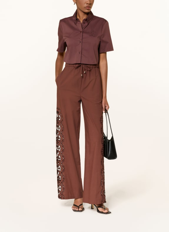 PATRIZIA PEPE Marlene-broek BRUIN