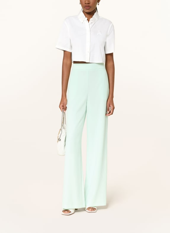 PATRIZIA PEPE Korte overhemdblouse CRÈME