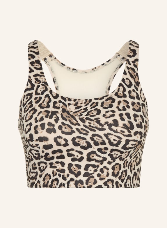 GOLDBERGH Sport-BH ZAFFIRINA mit Mesh HELLBRAUN / BEIGE / SCHWARZ