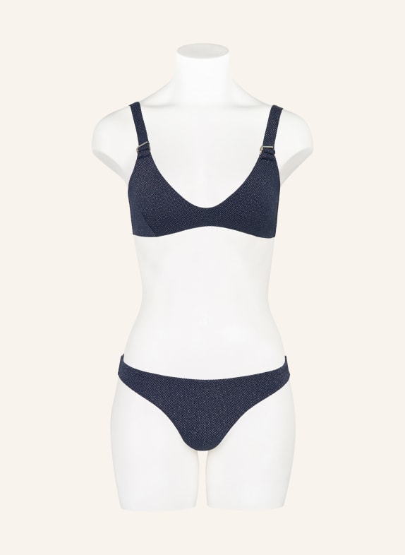 JETS Australia Basic bikinibroekje TIRARI NIGHTS met glittergaren DONKERBLAUW / ZILVER