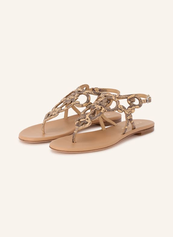 UNÜTZER séparateurs d'orteils BEIGE / MARRON