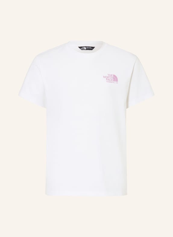 THE NORTH FACE Tričko PLANT &amp; FLORA BÍLÁ / ZELENÁ / MODRÁ