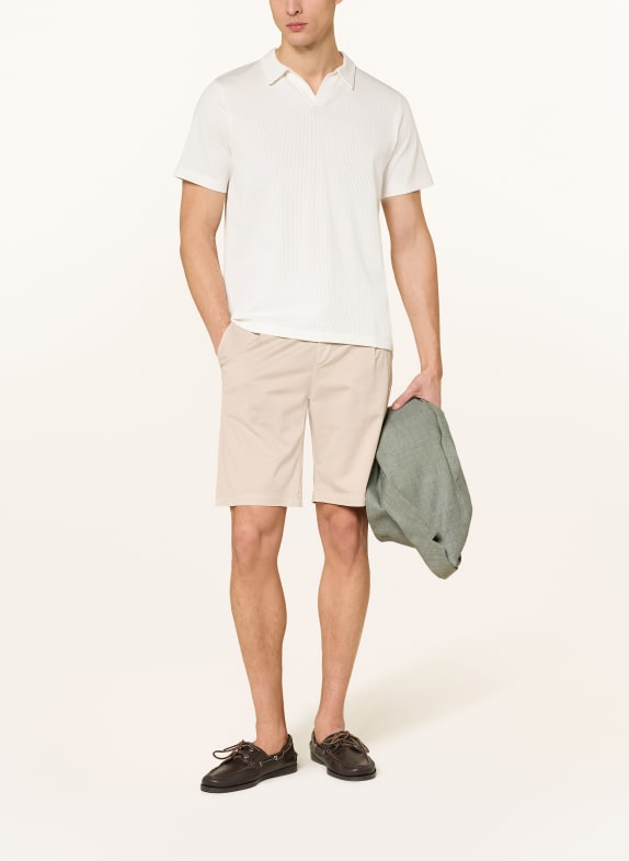 CHAS Tricou polo din jersey ALB