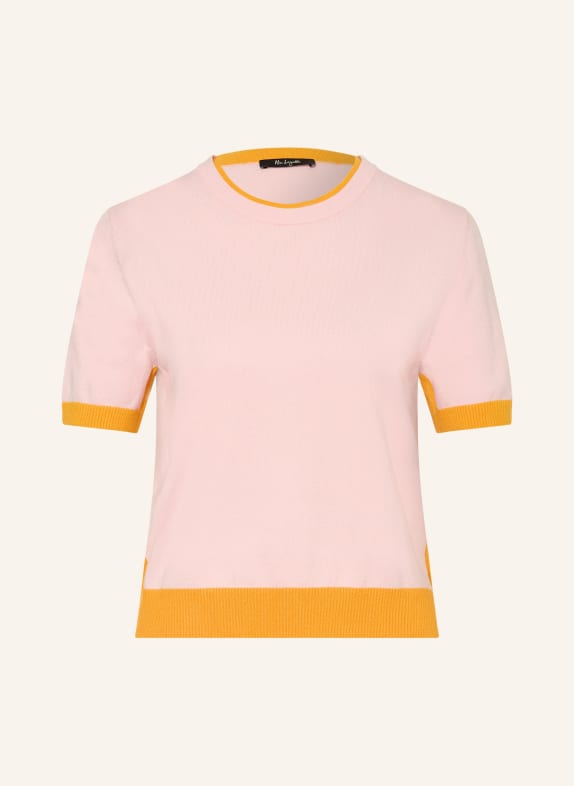 Miss Lagotte Pletené tričko RŮŽOVÁ / TMAVĚ ORANŽOVÁ
