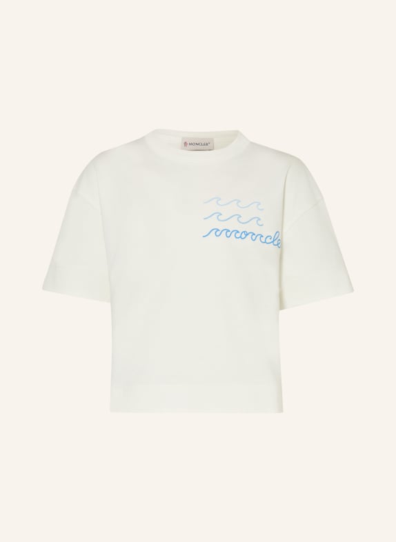 MONCLER enfant T-Shirt CREME / HELLBLAU / BLAU