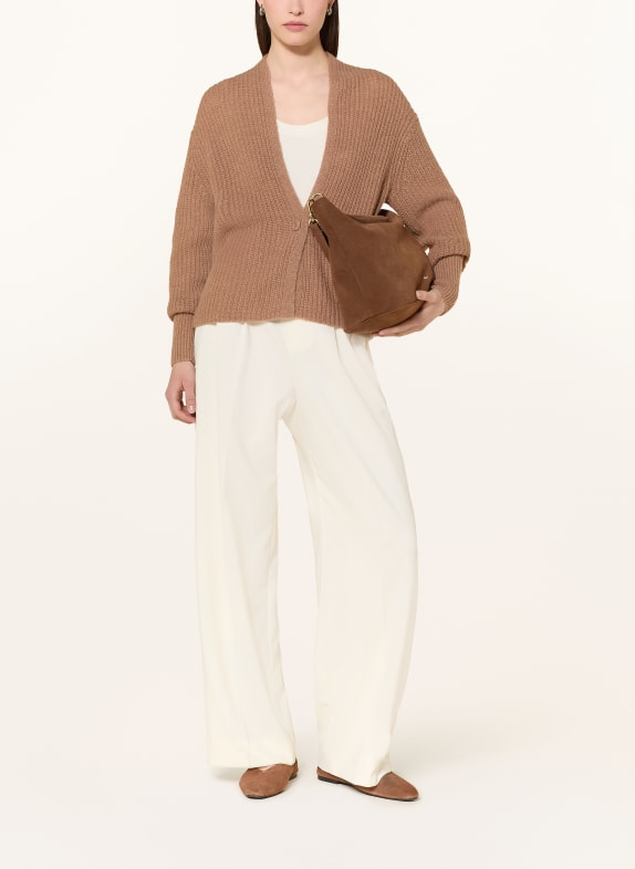 JOOP! Vest KANNA met alpaca COGNAC