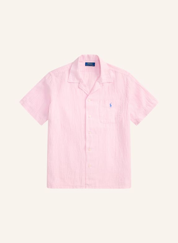 POLO RALPH LAUREN Resorthemd Comfort Fit met linnen ROZE
