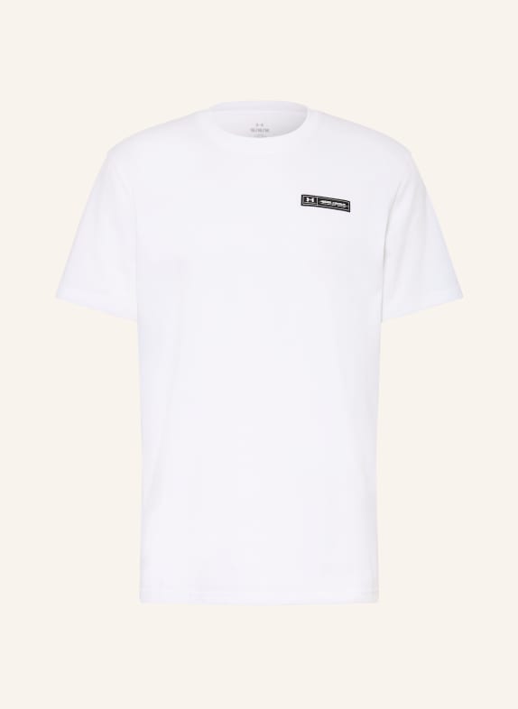 UNDER ARMOUR T-shirt UA HW ARMOUR LABEL WHITE