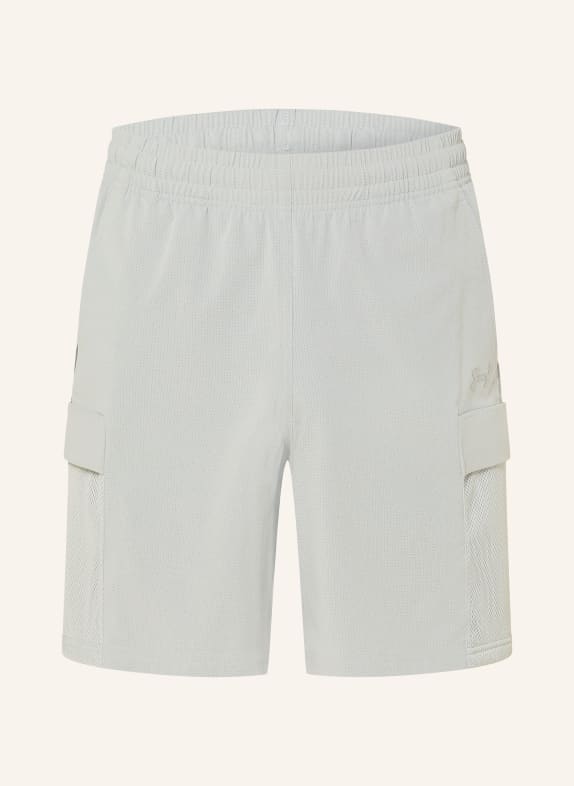 UNDER ARMOUR UA UNSTOPPABLE AIRVENT Cargo Shorts LIGHT GRAY