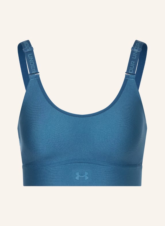 UNDER ARMOUR UA INFINITY MID 2.0 Sports Bra with Mesh TEAL