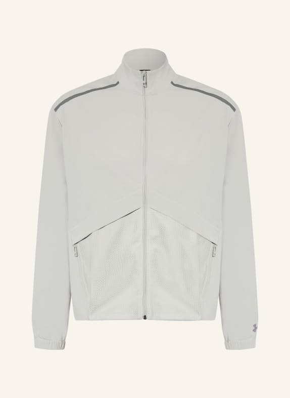 UNDER ARMOUR Functional Jacket UA UNSTOPPABLE AIRVENT LIGHT GRAY