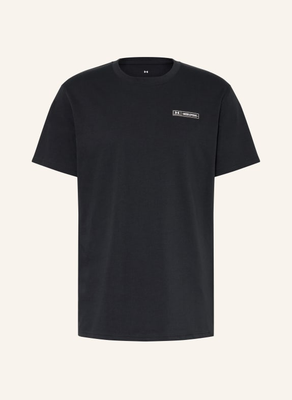 UNDER ARMOUR T-Shirt UA HW ARMOUR LABEL SCHWARZ