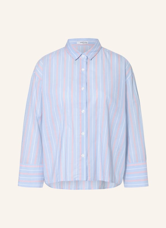 rossana diva Hemdbluse HELLBLAU / ORANGE / WEISS