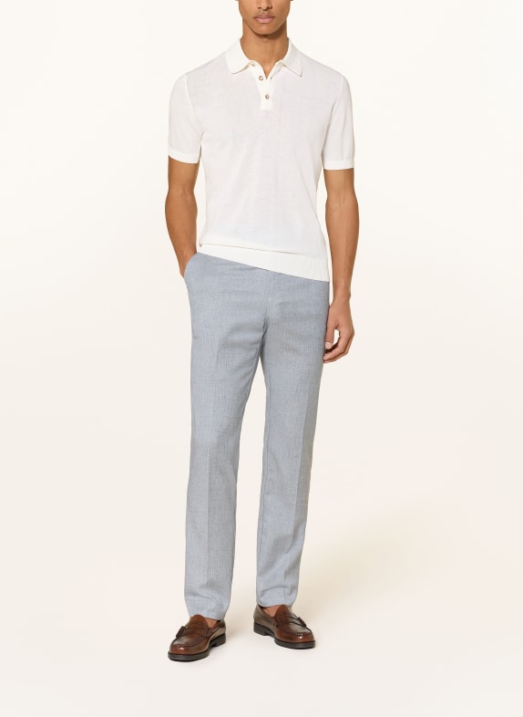 DISTRETTO 12 Gebreid poloshirt CARRARA CRÈME