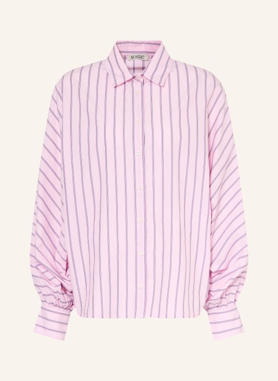 SoSUE Hemdbluse ANTONIA ROSA / PINK / DUNKELBLAU