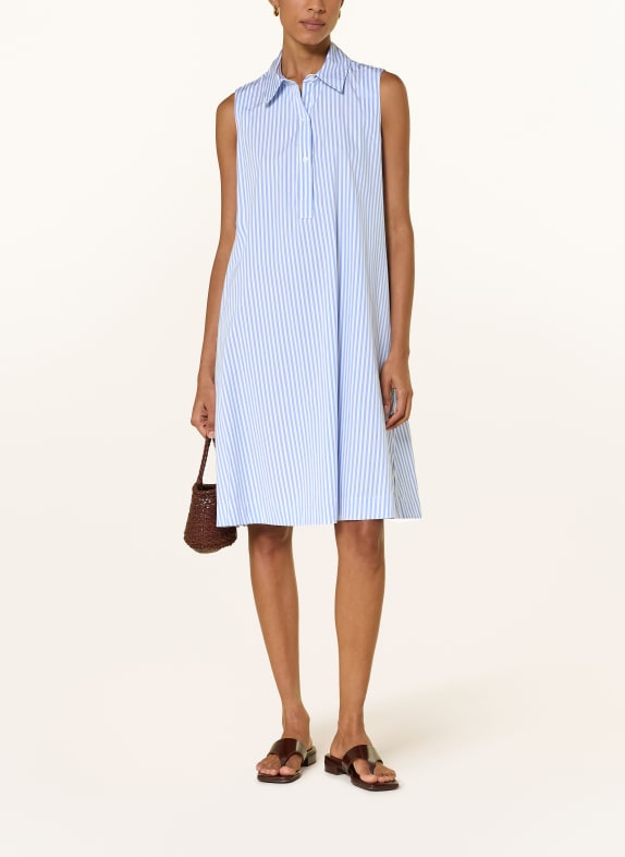 rossana diva robe chemise BLEU CLAIR / BLANC