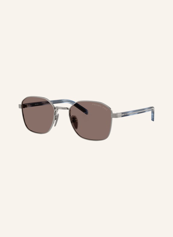 PRADA Sonnenbrille PR C50S GRAU/ HELLBRAUN POLARISIERT