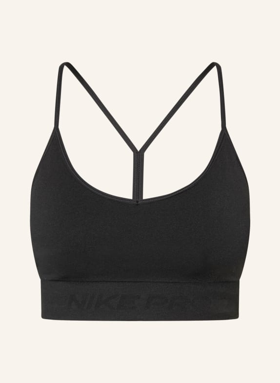 Nike PRO SEAMLESS Sports Bra BLACK