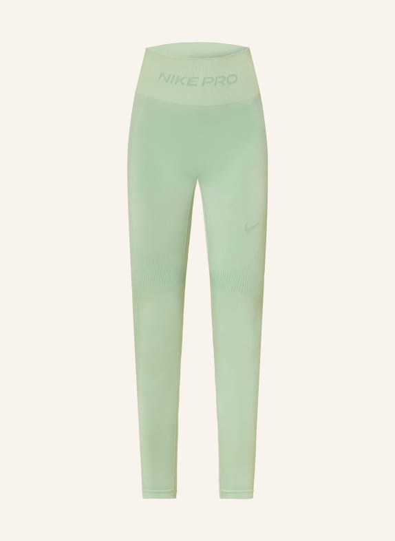 Nike Legíny PRO SEAMLESS SVĚTLE ZELENÁ