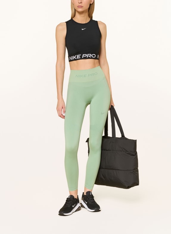 Nike Colanți PRO SEAMLESS VERDE DESCHIS