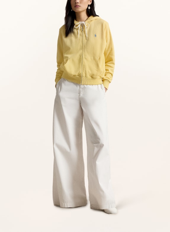 POLO RALPH LAUREN sweat à capuche JAUNE