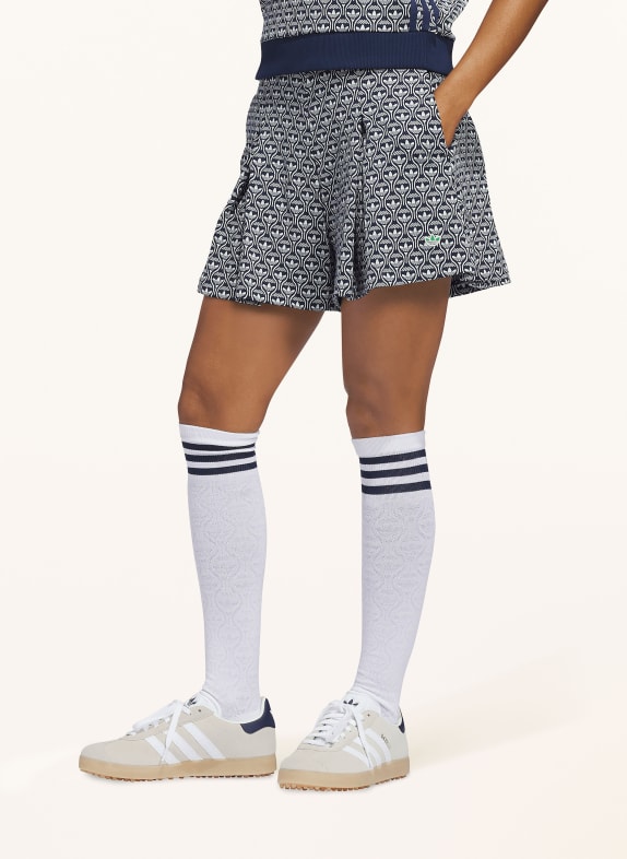 adidas Originals Golfshorts ORIGINALS ALL OVER DUNKELBLAU / WEISS