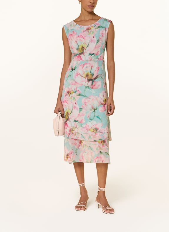 Betty Barclay Dress MINT / ROSE / DARK YELLOW