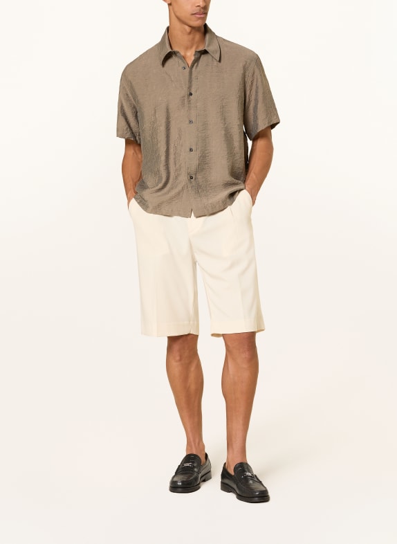 I'M BRIAN Overhemd met korte mouwen, Comfort Fit TAUPE