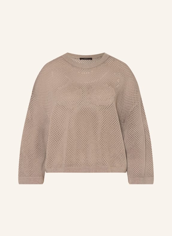 windsor. Sweater with 3/4-length sleeves LIGHT BROWN