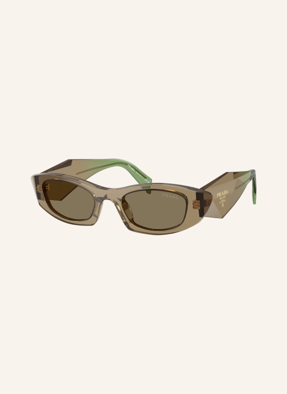PRADA Lunettes de soleil PR B16S MARRON CLAIR/ MARRON CLAIR