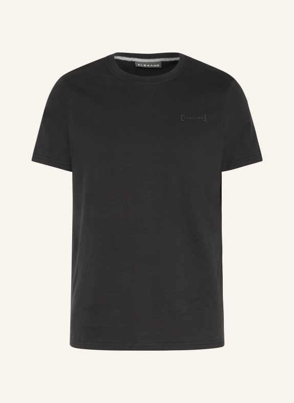 ELBSAND T-Shirt EDO SCHWARZ
