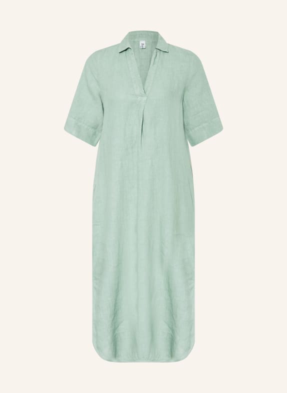 Backstage Leinenkleid ALBA PETROL