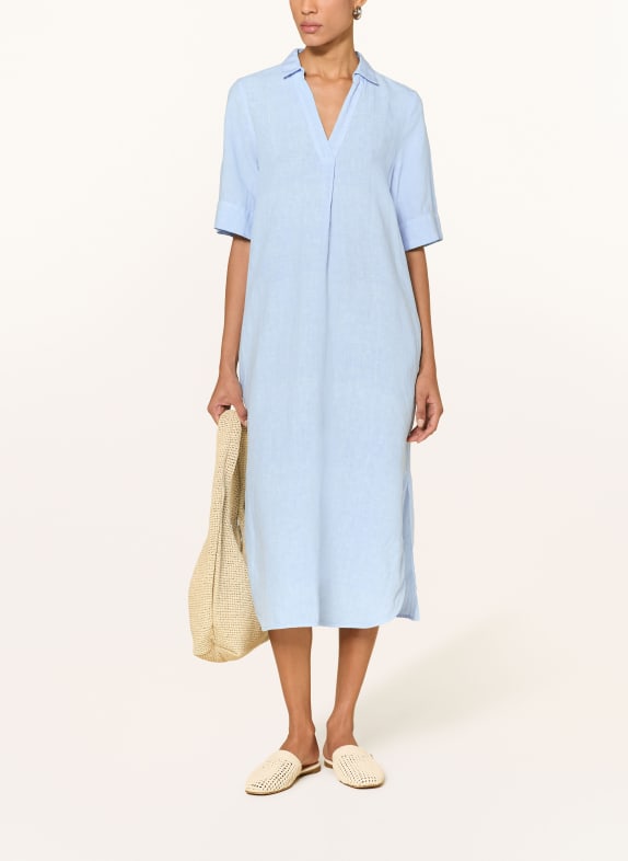 Backstage Leinenkleid ALBA HELLBLAU