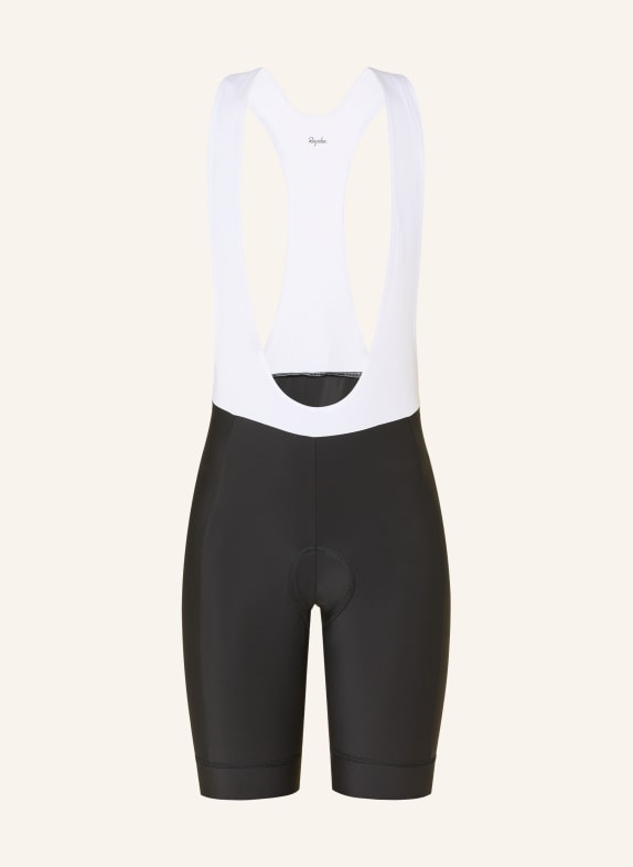 Rapha Radhose CORE mit Trägern und gepolstertem Einsatz SCHWARZ / WEISS
