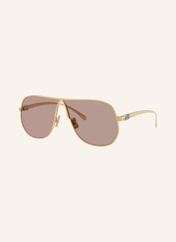 MIU MIU Sunglasses MU A56S GOLD/ BROWN