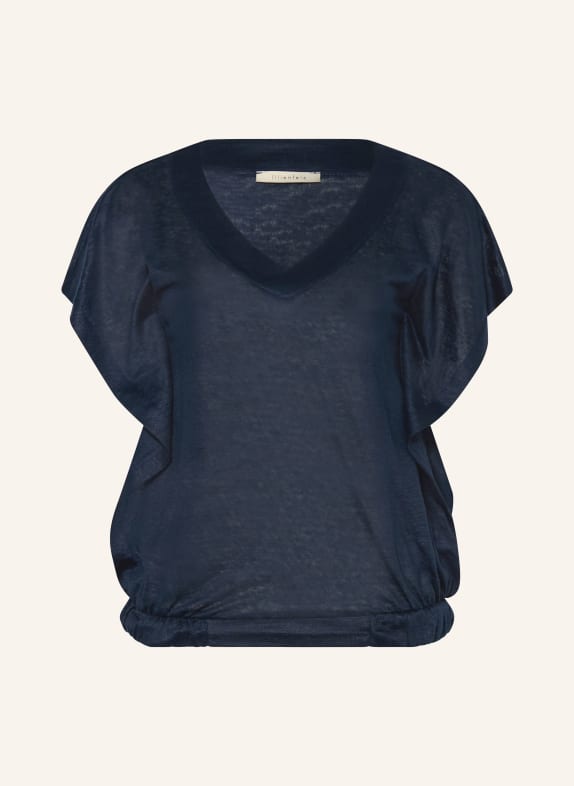 lilienfels T-Shirt aus Leinen DUNKELBLAU
