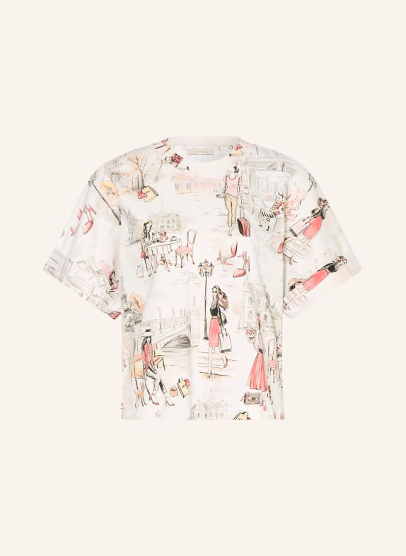lilienfels T-Shirt ECRU / ROT / OLIV