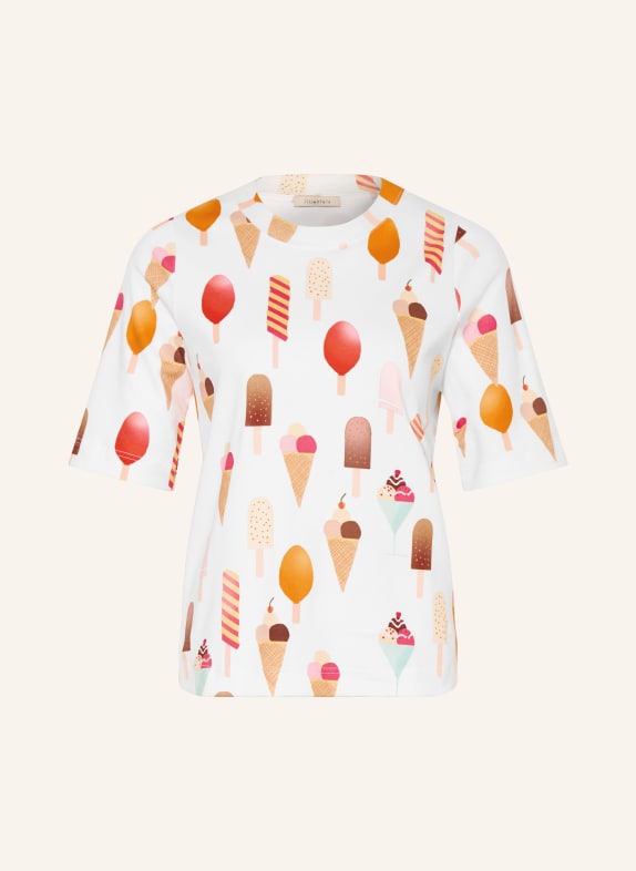 lilienfels T-shirt WHITE / RED / DARK ORANGE